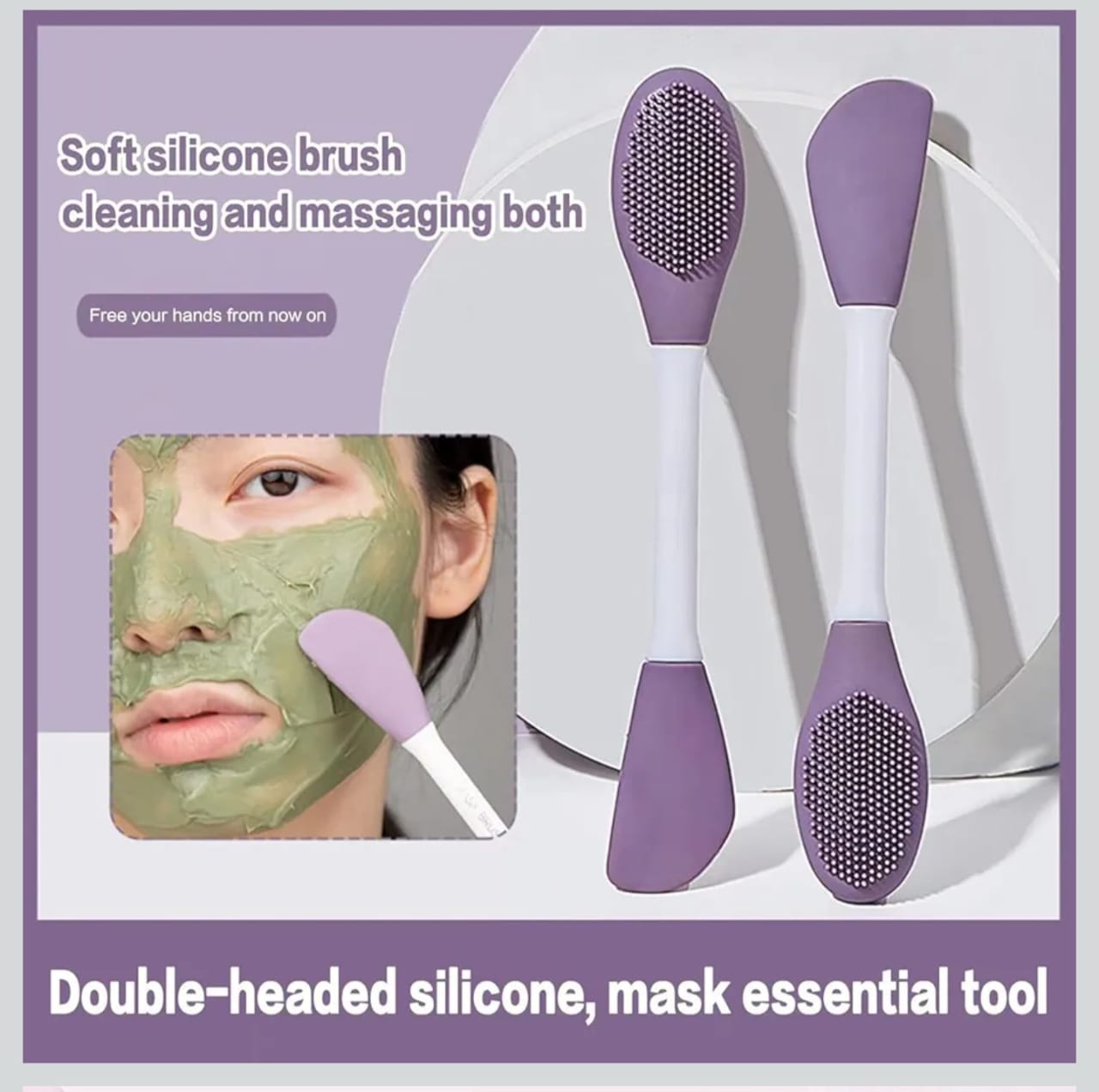 dobble headed face scrubber