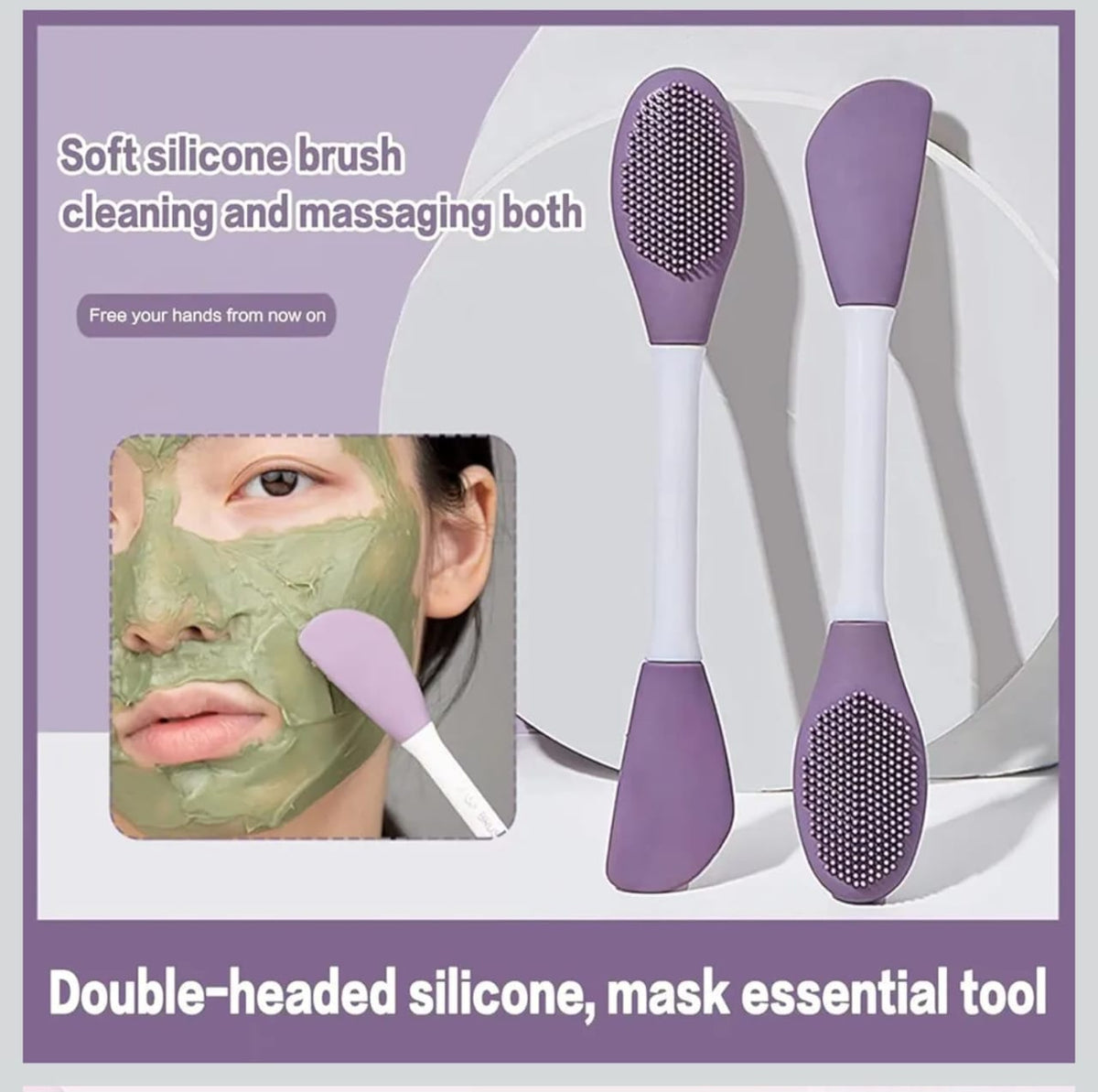 dobble headed face scrubber