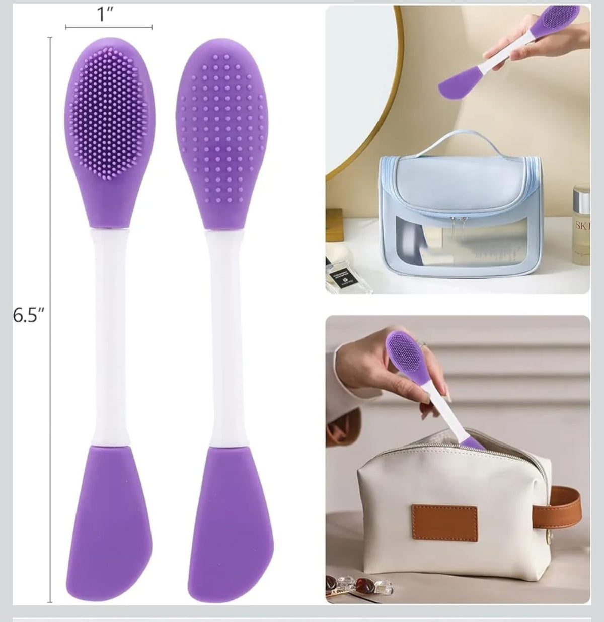 dobble headed face scrubber