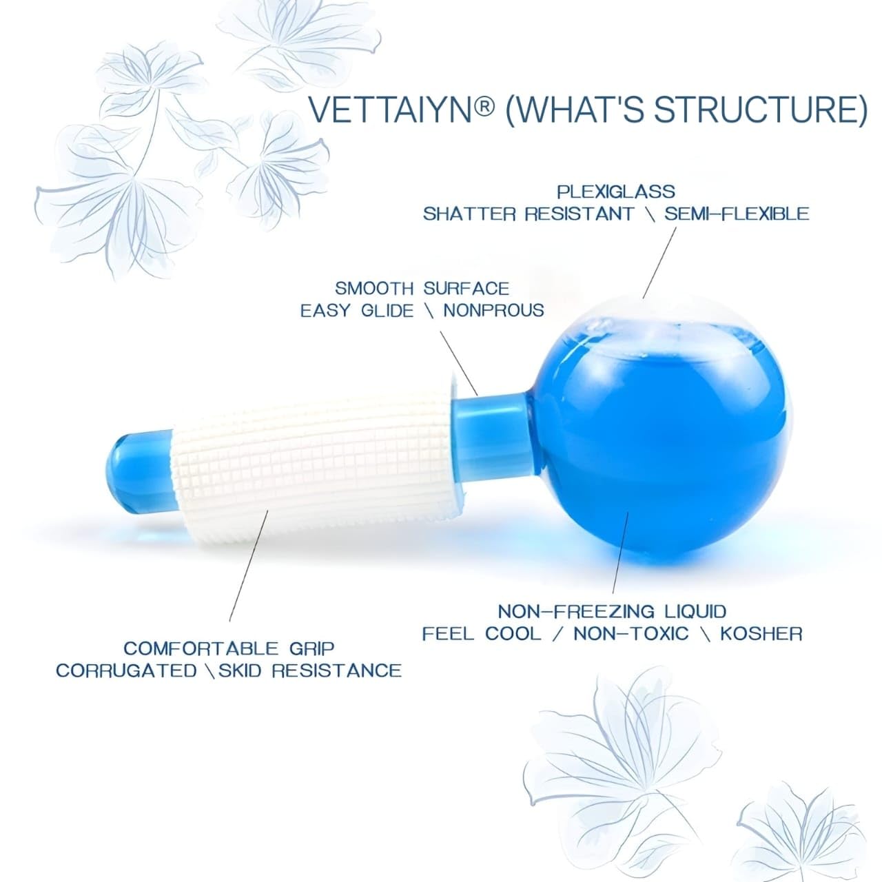 Beauty Crystal Face Roller Ball