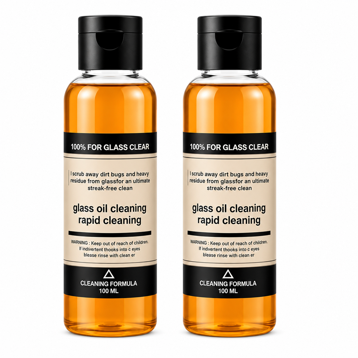 Car Glass Oil Film Cleaner 100ml – Streak-Free Windshield Glass Cleaner