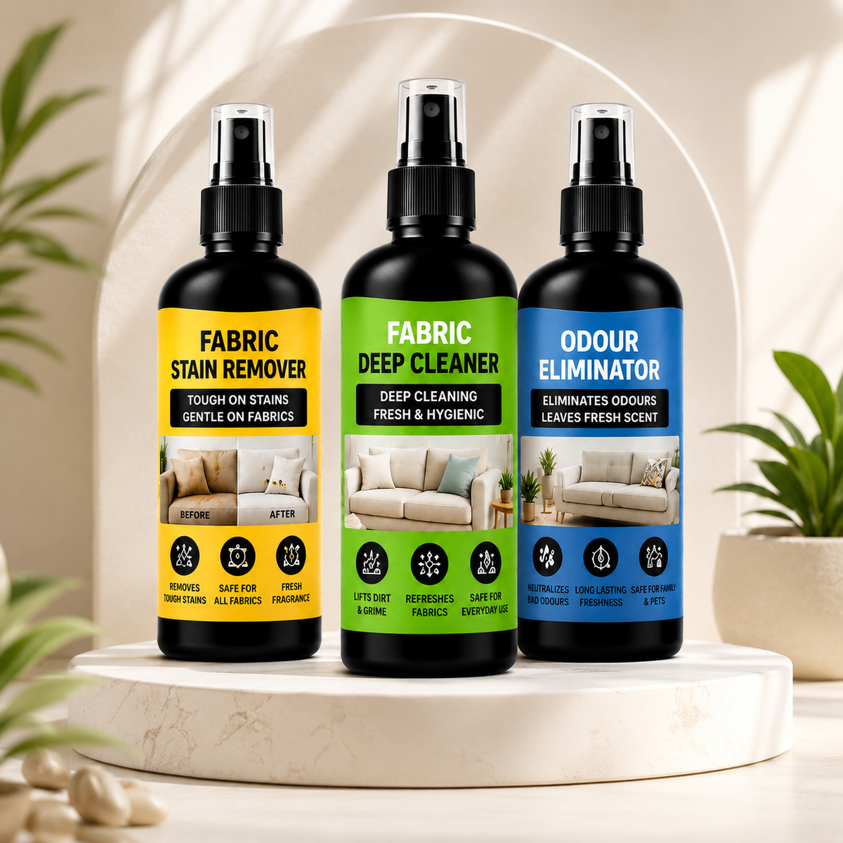 Fabric Care Cleaning Spray – Stain Remover, Deep Cleaner & Odour Eliminator